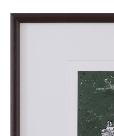 Dual Dichotomy - III Framed Print - Gray / White