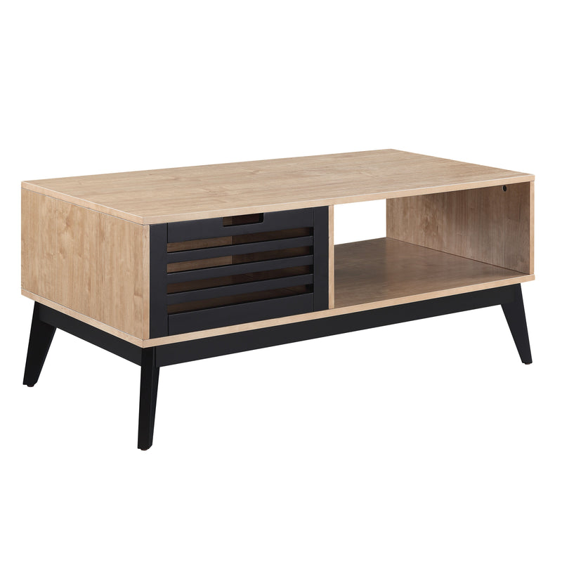 Gamaliel - Coffee Table - Oak & Espresso Finish - Grand Furniture GA