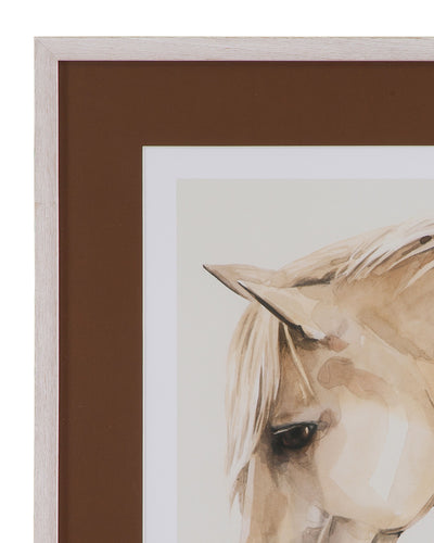 Golden Palomino II - Framed Art - Beige