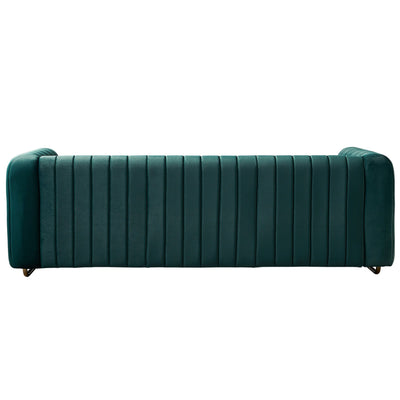 Contemporary Velvet Sofa Couch For Living Room