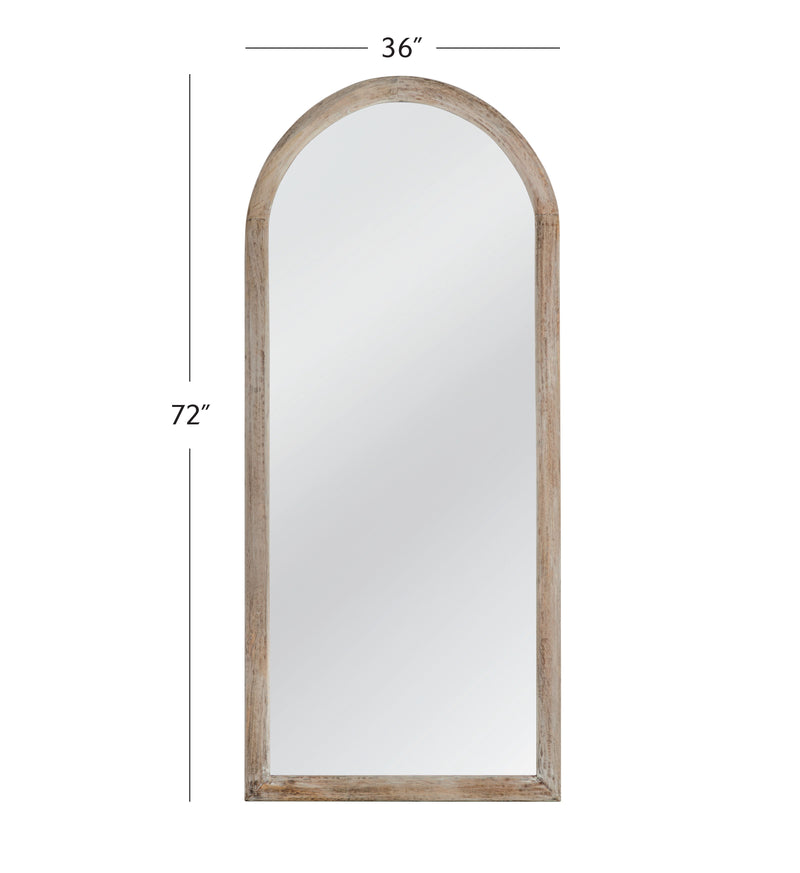 Bay - Floor Mirror - Light Brown