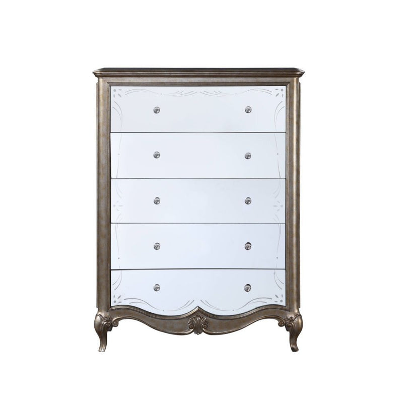 Esteban - Chest - Antique Champagne - Grand Furniture GA