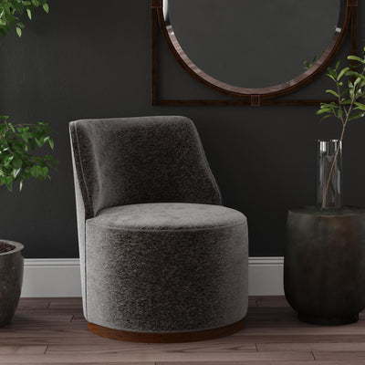 Burke - Accent Chair - Gray, Dark