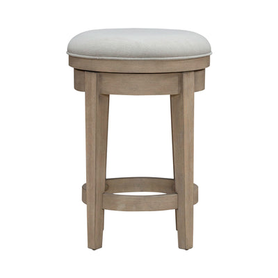 Brentwood - Upholstered Swivel Console Stool - Sandstone