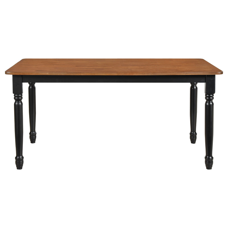 Hollyoak - Rectangular Wood Dining Table - Walnut