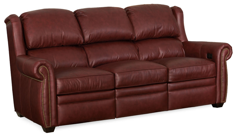 Discovery - Sofa, Left & Right Recline, With Articulating Headrest - Dark Brown