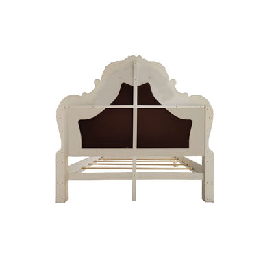 Dresden - Queen Upholstered Bed - Bone White Finish - Grand Furniture GA