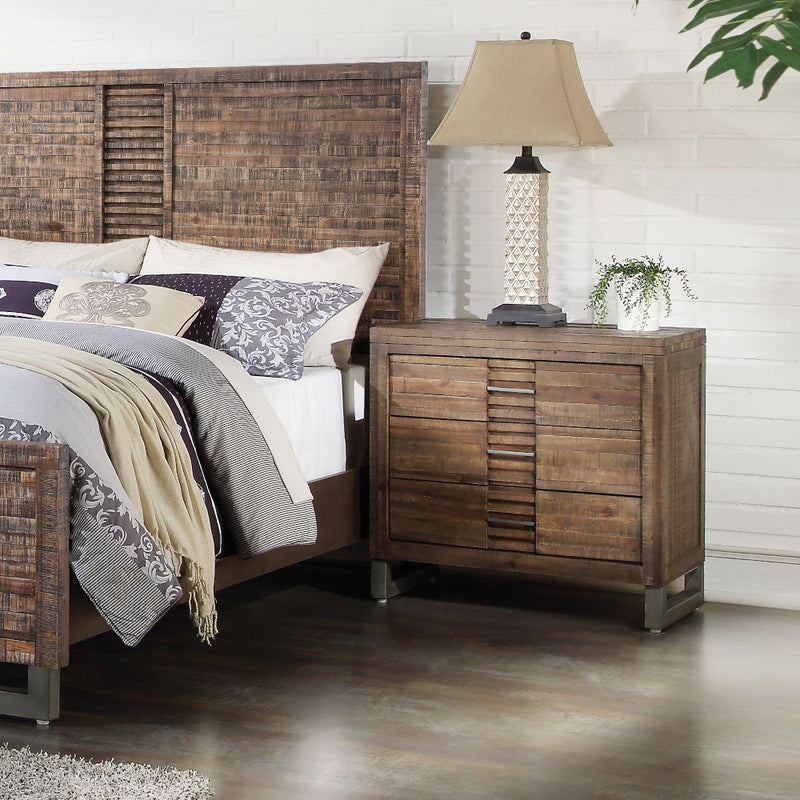 Andria - Nightstand - Reclaimed Oak - Grand Furniture GA