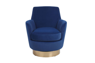 Swivel Barrel Chair, Swivel Accent Chairs Armchair For Living Room, Reading Chairs For Bedroom Comfy, Round Barrel Chairs With Gold Stainless Steel Base