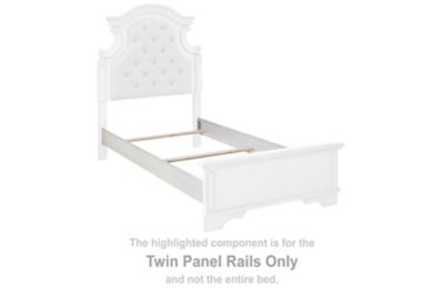 Realyn - Chipped White - Twin Panel Rails