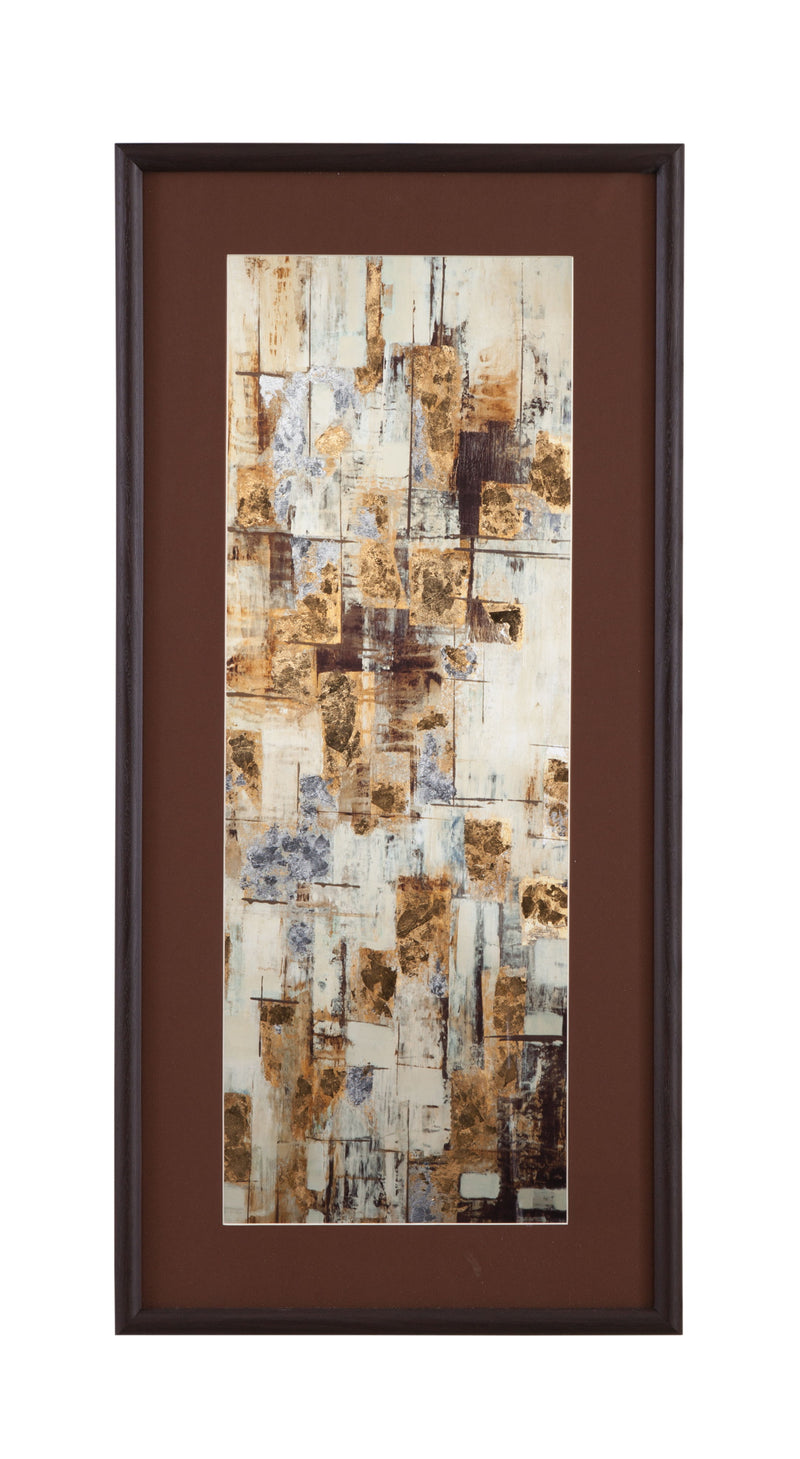 Reflected Sunshine - II Framed Print - Dark Brown / Gold