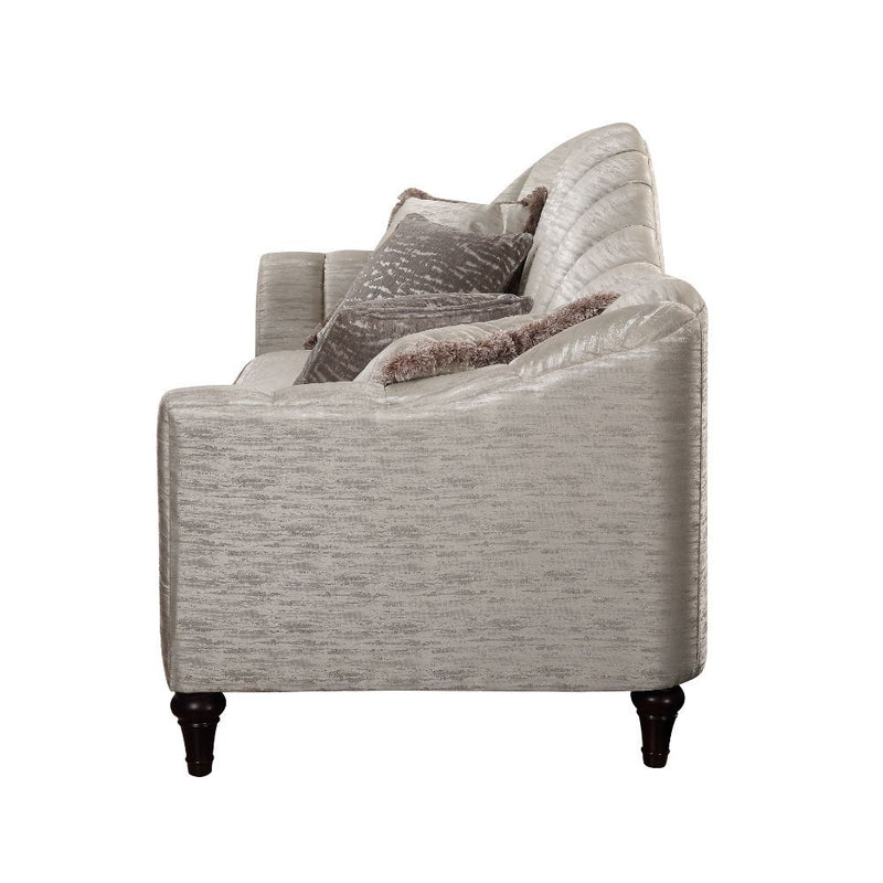 Athalia - Loveseat - Shimmering Pearl - Grand Furniture GA