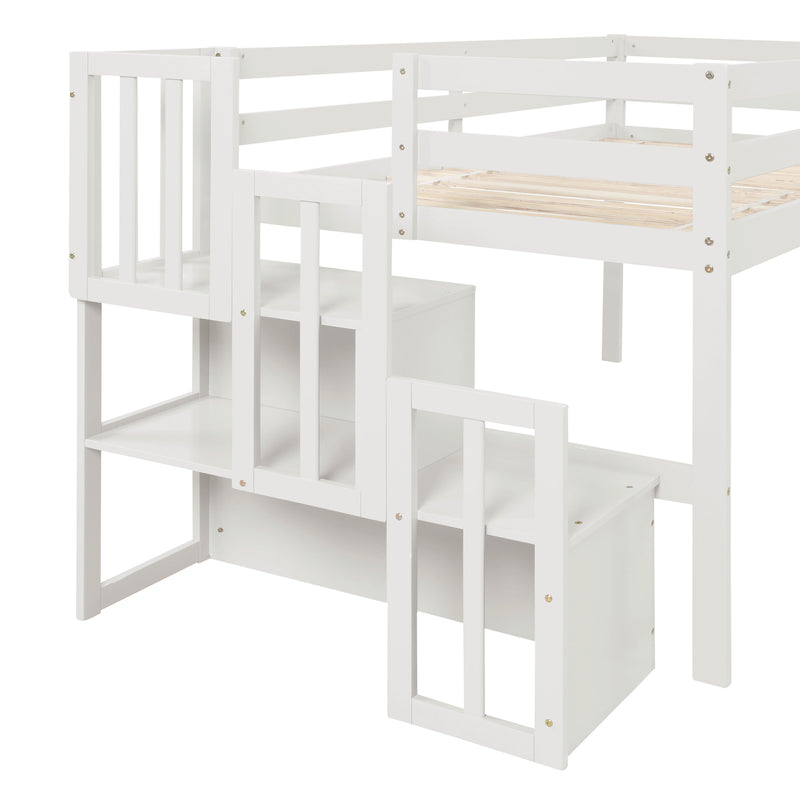 Loft Bed With Staircase