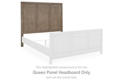 Chrestner - Gray - Queen Panel Headboard