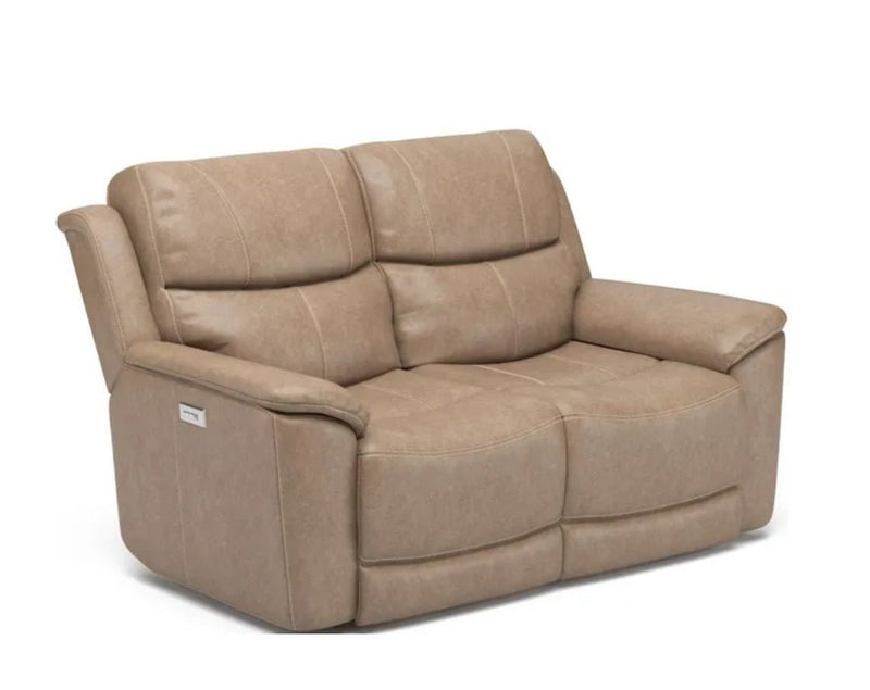 Flexteel Beige Power Reclining - Grand Furniture GA