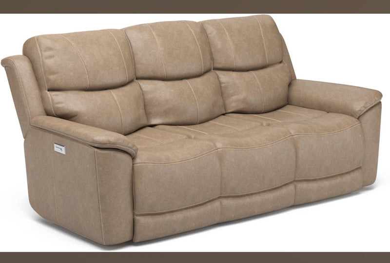 Flexteel Beige Power Reclining - Grand Furniture GA