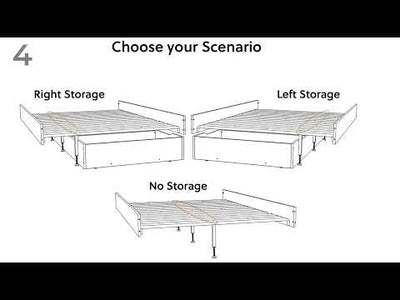 Willowton - Whitewash - Full Panel Rails