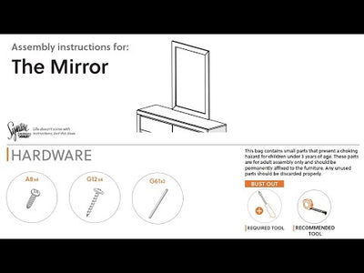 Derekson - Multi Gray - Bedroom Mirror