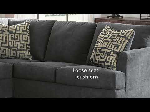 Ambrielle - Gunmetal - Raf Loveseat