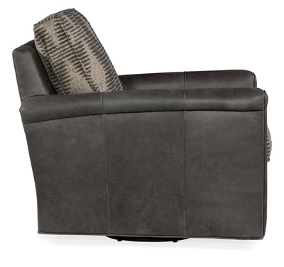 Mallory - Swivel Chair 8-Way Tie - Gray, Dark