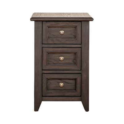 Mill Creek - Chair Side Table - Dark Brown