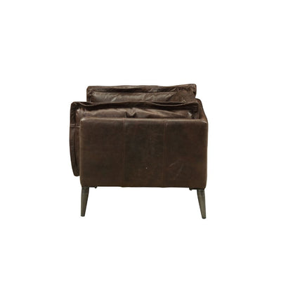 Porchester - Chair - Distress Chocolate Top Grain Leather - Grand Furniture GA