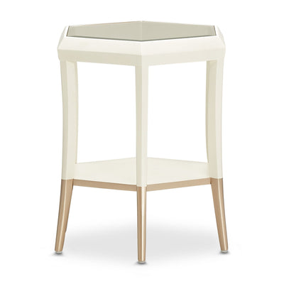 La Rachelle - Hexagon Accent Table - Champagne