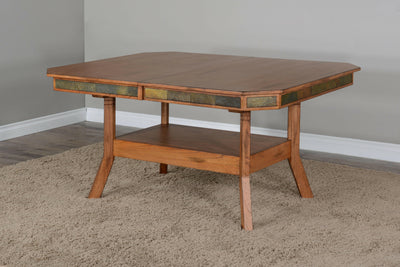 Sedona - Dual Height Extension Table - Light Brown.