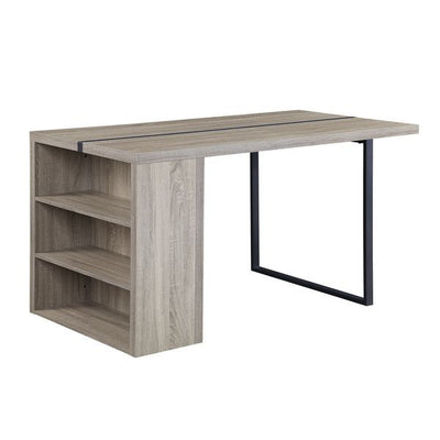 Patwin - Dining Table - Gray Oak & Black Finish - Grand Furniture GA