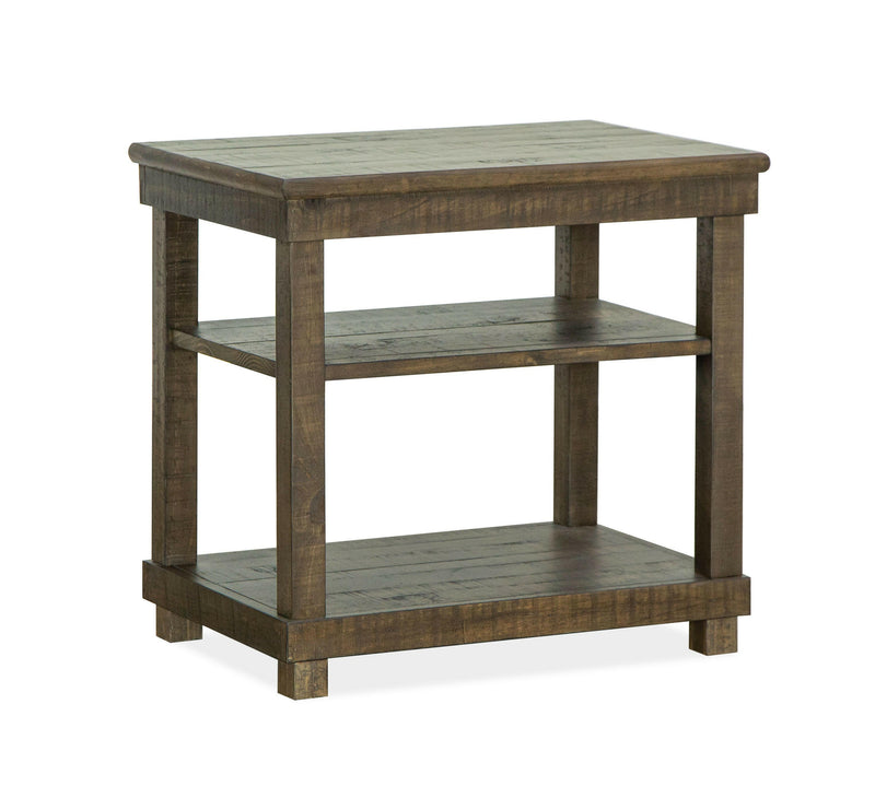 Smithton - Chairside End Table - Homestead Brown.