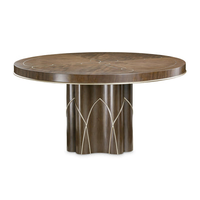 Villa Cherie Round Dining Table - Hazelnut.