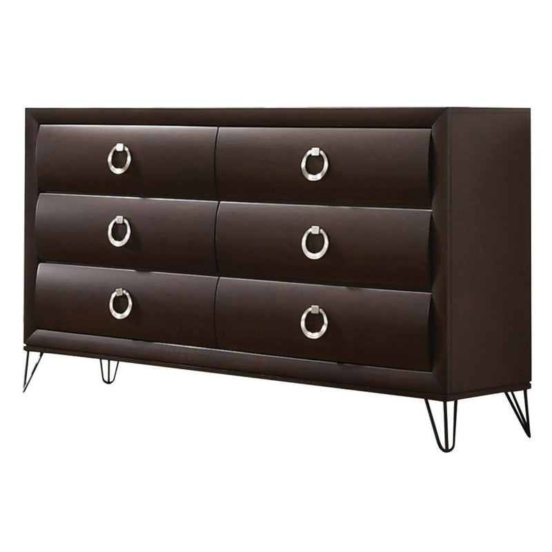 Tablita - Dresser - Dark Merlot - Grand Furniture GA