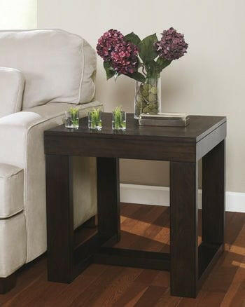 Watson - Dark Brown - Square End Table.