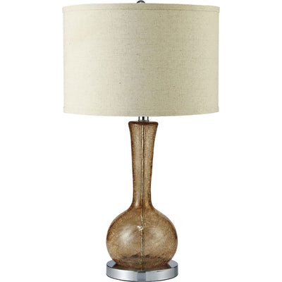 Rachel - Table Lamp - Amber - Glass - Grand Furniture GA