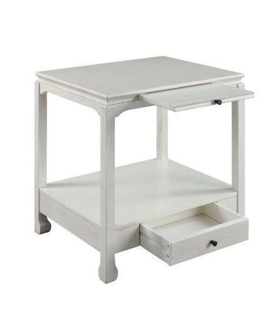 Seatlas - Accent Table - Antique White Finish - Grand Furniture GA