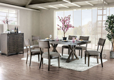 Leeds - Dining Table - Gray - Grand Furniture GA