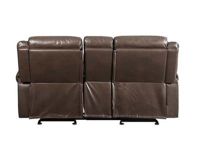 Lydia - Loveseat - Brown Leather Aire - Grand Furniture GA