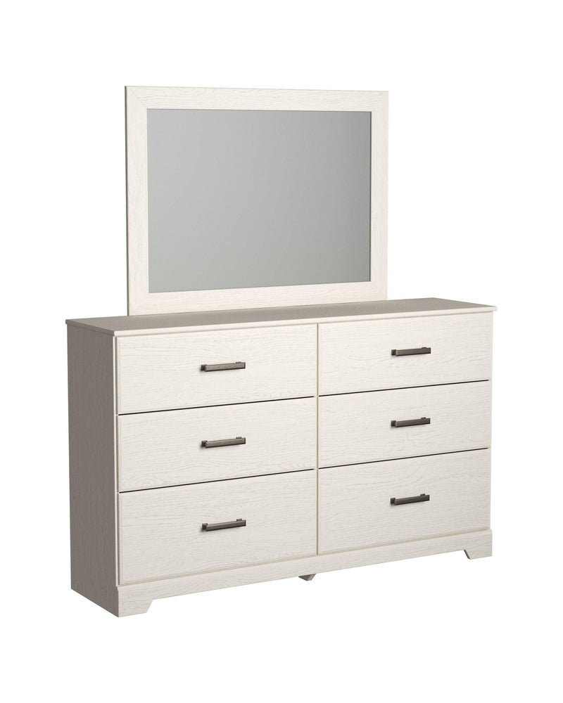 Stelsie - White - Dresser, Mirror.