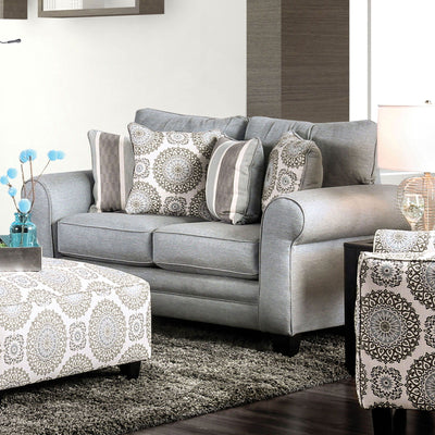 Misty - Loveseat - Blue Gray - Grand Furniture GA