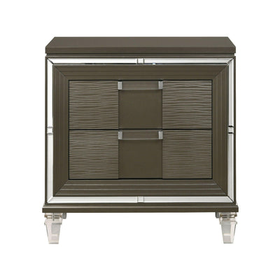 Twenty Nine - 2-Drawer Nightstand With Usb - Dark Brown - Accent Nightstands - Grand Furniture GA