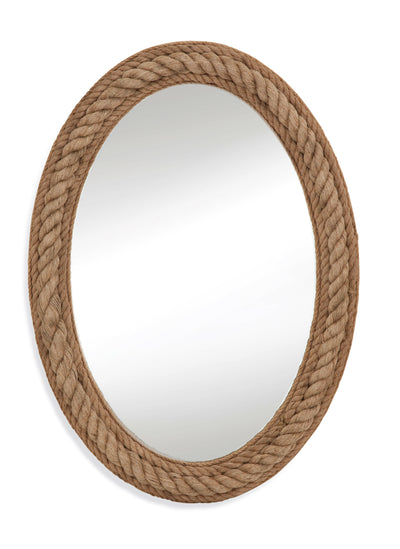 Rope - Wall Mirror - Light Brown - Wall Mirrors - Grand Furniture GA