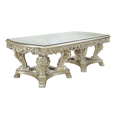 Sorina - Dining Table - Antique Gold Finish - Grand Furniture GA