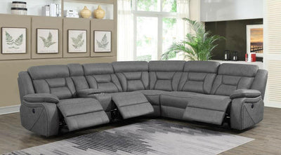 Higgins - Four-Piece Upholstered Power Sectional - Grand Furniture GA