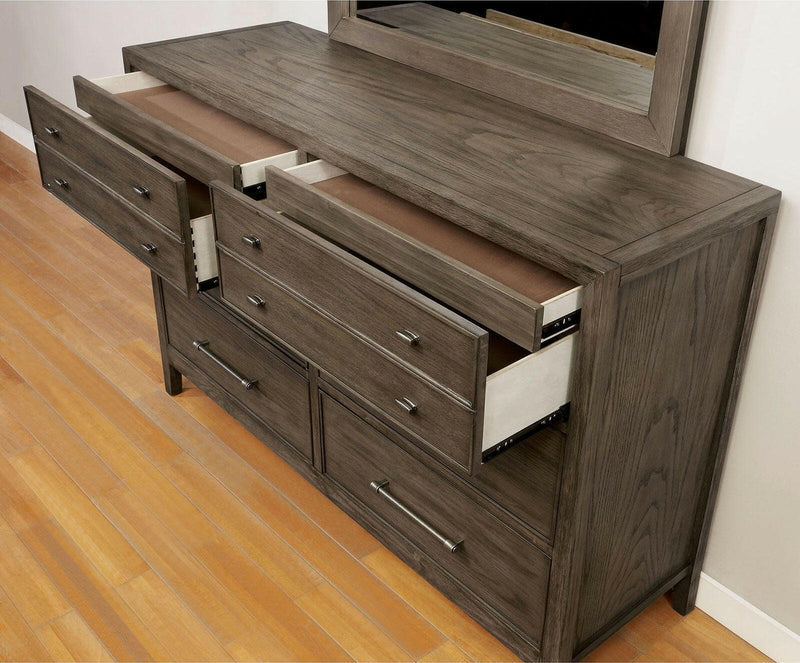 Tawana - Dresser - Warm Gray - Grand Furniture GA