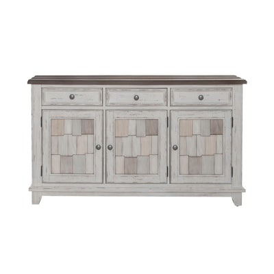 River Place - Accent Server - White