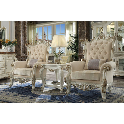 Picardy II - Accent Chair - Fabric & Antique Pearl - Grand Furniture GA