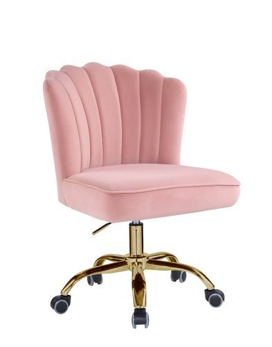 Moyle - Office Chair - Pink - Grand Furniture GA