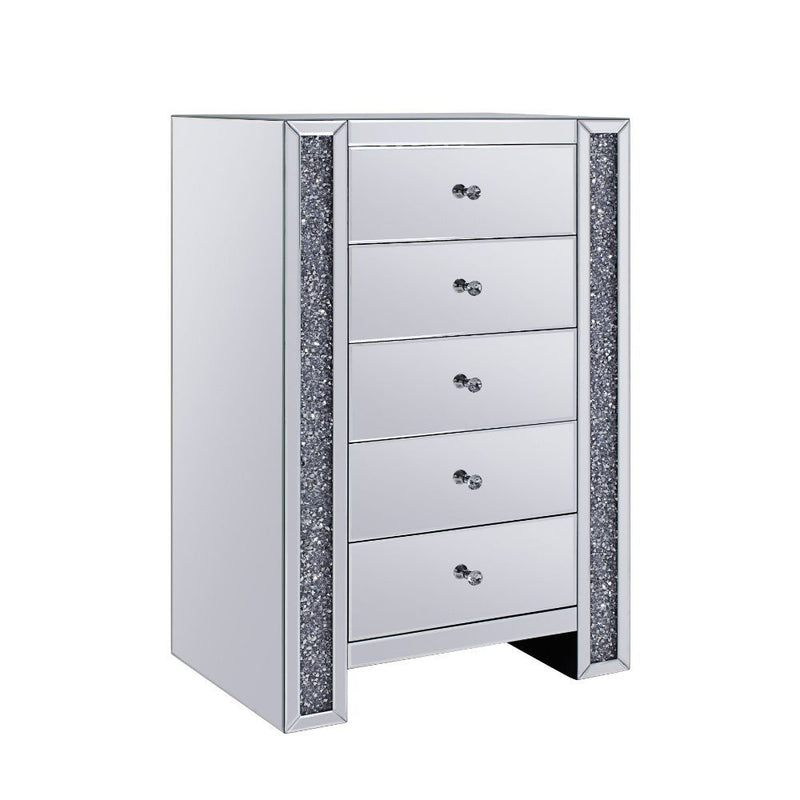 Noralie - Chest - Mirrored & Faux Diamonds - Grand Furniture GA