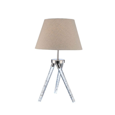 Cici - Table Lamp - Chrome - 30" - Grand Furniture GA