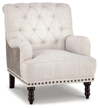 Tartonelle - Ivory / Taupe - Accent Chair.